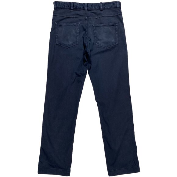 Ralph Lauren Purple Label Classic Slim Fit Stretch Chino Pants Navy mens 32x27.5 - Picture 2 of 12